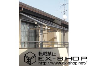 のバルコニー・ベランダ屋根 ヴェクター F型 屋根タイプ 単体 積雪〜20cm対応 施工例