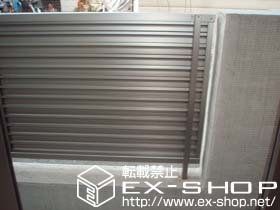 のフェンス・柵 プリレオR5型フェンス[フリーポール]　*3箇所 施工例