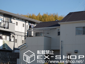 のバルコニー・ベランダ屋根 ライザーテラスII F型 屋根タイプ 単体 積雪〜20cm対応 施工例