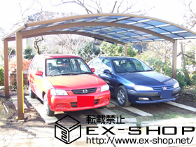 のカーポート レイナツインポート ワイドタイプ 積雪〜20cm対応 施工例