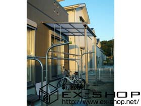 のテラス屋根 ライザーテラスII F型 テラスタイプ 単体 積雪〜20cm対応 施工例