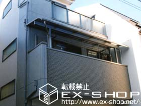 のバルコニー・ベランダ屋根 ヴェクター R型 屋根タイプ 単体 積雪〜20cm対応 施工例