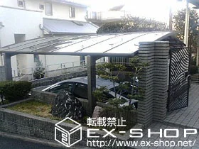 �_�ސ쌧����s��LIXIL ���N�V���i�g�X�e���j�̃J�[�|�[�g �J�[�u�|�[�g�V�O�}�V M�����^�C�v �ϐ�`20cm�Ή� �{�H��