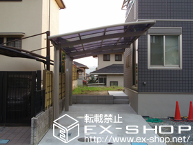 のカーポート カーブポートシグマ? 延長タイプ 積雪〜20cm対応 施工例