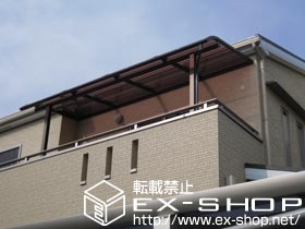 のバルコニー・ベランダ屋根 ヴェクター R型 屋根タイプ 単体 積雪〜20cm対応 施工例