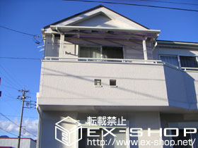 のバルコニー・ベランダ屋根 ライザーテラスII F型 屋根タイプ 単体 積雪〜20cm対応 施工例