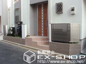 のフェンス・柵 シャレオ R3型 フェンス フリーポールタイプ 施工例