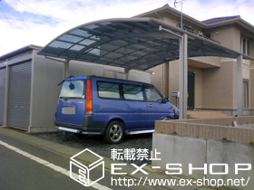 のカーポート プレシオスポート ワイド 積雪〜20cm対応 施工例