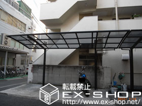 のサイクルポート・駐輪場 ファインポートＲミニ 積雪〜20cm対応 施工例