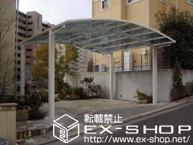 のカーポート レイナポート M合掌タイプ 積雪〜20cm対応 施工例