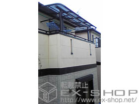 のバルコニー・ベランダ屋根 ヴェクターテラス R型 屋根タイプ 単体 積雪〜20cm対応 施工例