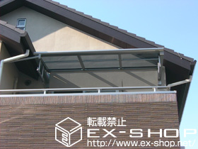 のバルコニー・ベランダ屋根 ヴェクター F型 単体 ルーフタイプ 積雪〜20cm対応 施工例