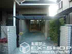 のカーゲート オーバードアR1型 電動式 【AC100V結線用柱仕様】 施工例