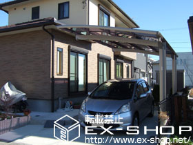 のカーポート カーブポートシグマ? 積雪〜20cm対応 施工例