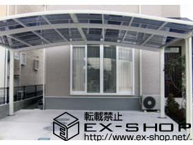 のカーポート カーブポートIII　ワイドタイプ　積雪〜20ｃｍ対応 施工例