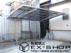 のカーポート カーブポートシグマ? 積雪〜20cm対応 施工例