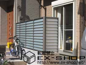 のフェンス・柵 サニーブリーズフェンスS型<採光タイプ>【フリーポールタイプ】 施工例