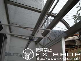 のテラス屋根 ライザーテラスII R型 単体 テラスタイプ 積雪〜20cm対応 施工例