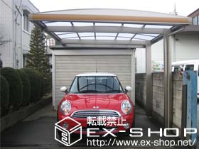 のカーポート キューブポートプラス レギュラー 積雪〜20cm対応 施工例