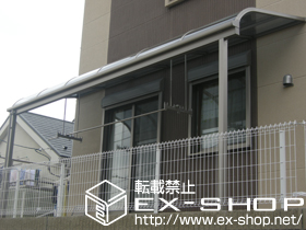 のテラス屋根 ライザーテラスII R型 単体 テラスタイプ 積雪〜20cm対応 施工例