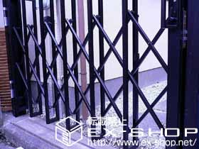 のカーゲート アルシャイン L型Aタイプ ノンレール片開き 施工例