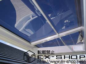 のバルコニー・ベランダ屋根 ライザーテラスＩＩ F型 ルーフタイプ 単体 積雪〜20cm対応 施工例