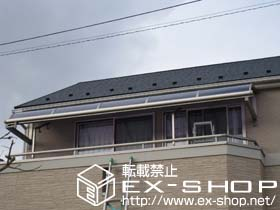 のバルコニー・ベランダ屋根 ライザーテラスII  R型 ルーフタイプ 単体 積雪〜20cm対応 施工例