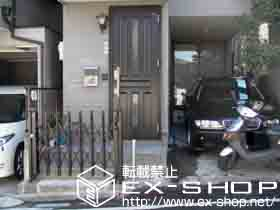 のカーゲート カミンゲートB1型 ノンレール 片開き 施工例