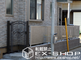 の門扉 フェスタ B型 片開き 施工例