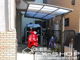 のサイクルポート・駐輪場 カーブポートシグマIII ミニ 積雪〜20cm対応 施工例