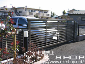 のカーゲート ワイドオーバードアR3型 手動式 施工例