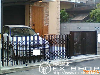 の門扉 エクスライン門扉E6型　両開き[08-12] 施工例