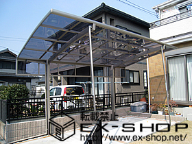 のカーポート カーブポートシグマIII 積雪〜20cm対応 施工例