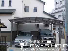 のカーポート カーブポートシグマIII ワイドタイプ 積雪〜20cm対応 施工例