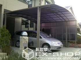 のカーポート カーブポートシグマIII ワイド 積雪〜20cm対応 施工例