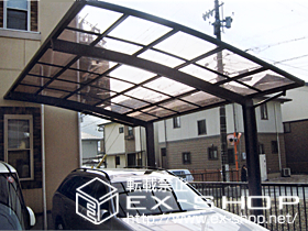 のカーポート カーブポートシグマIII 積雪〜20cm対応 施工例