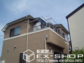 のバルコニー・ベランダ屋根 ライザーテラスII F型 ルーフタイプ 単体 積雪〜20cm対応 施工例