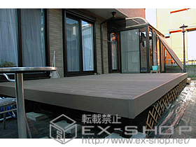 のウッドデッキ リウッドデッキ? ワイド 施工例