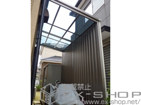 のテラス囲い・サンルーム オイトック パネル・基本タイプ 単体 積雪〜20cm対応 施工例