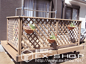 のウッドデッキ リコステージII  単体 施工例