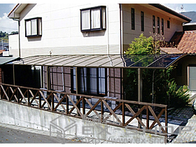 のカーポート カーブポートシグマIII 縦連棟 積雪〜20cm対応 施工例