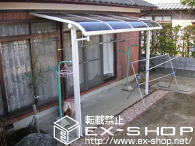 のテラス屋根 プリミテラス R型 テラスタイプ 単体 積雪〜20cm対応 施工例