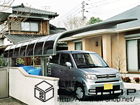 のカーポート テールポートシグマ 積雪〜20cm対応 施工例