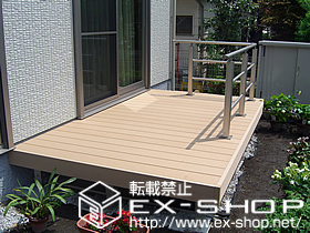 のウッドデッキ リウッドデッキII ワイド 施工例