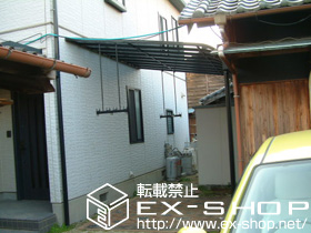 のテラス屋根 ライザーテラスII  R型 テラスタイプ 単体 積雪〜20cm対応 施工例