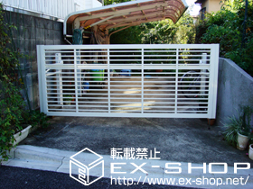 のカーゲート オーバードアR1型 手動式 施工例