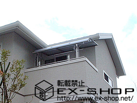のバルコニー・ベランダ屋根 ライザーテラスII R型 単体 屋根タイプ 積雪〜20cm対応 施工例