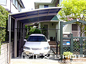 のカーポート カーブポートシグマ? 積雪〜20cm対応 施工例