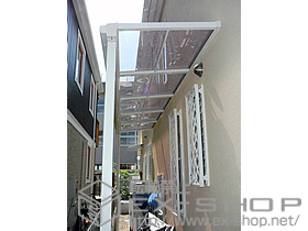 のテラス屋根 ライザーテラスII  F型　テラスタイプ　単体　積雪〜20cm対応 施工例