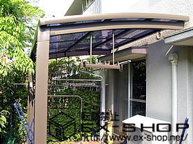 のサイクルポート・駐輪場 カーブパークシグマIII オープンタイプ 積雪〜20cm対応 施工例